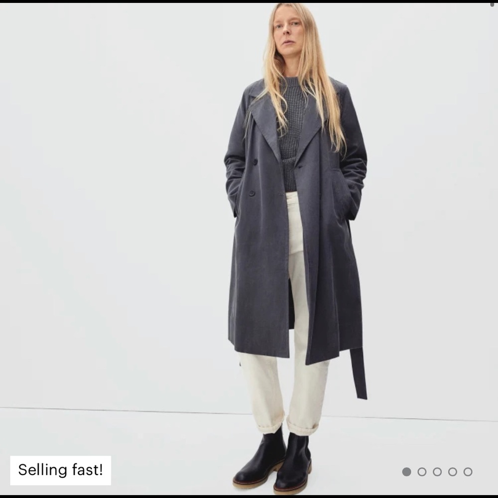 Everlane Drape Trench - Beige